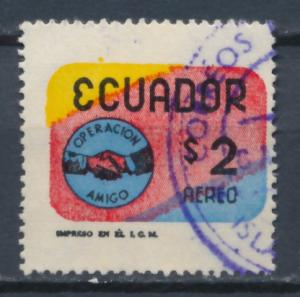 Ecuador 1969 Scott C458 used - 2s, Operation Friendship