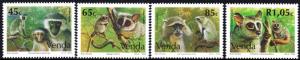 Venda - 1994 Monkeys Set MNH** SG 268-271