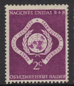 United Nations New York 1951 MNH 2c   #