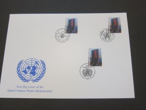 United Nations (NY,Vienna,Geneva) 2002 Sc 325,403,835 FDC