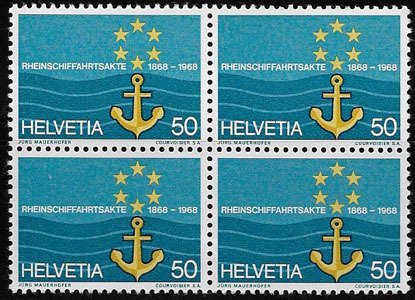 Switzerland, block of four SC 494, MH, OG