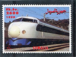 Somalia 1999 SPEED TRAINS 1 stamp Perforated Mint (NH)