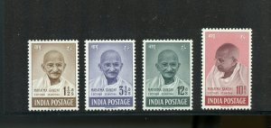 INDIA GANDHI SET SCOTT #203/06  MINT NEVER HINGED PRESTINE-- SCOTT VALUE $557.05