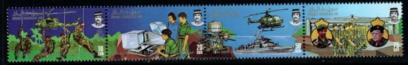 BRUNEI SG388a 1986 25th ANNIVERSARY OF BRUNEI ARMED FORCES MNH