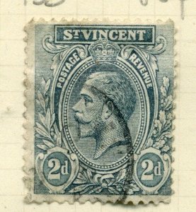 ST.VINCENT;  1920s early GV issue used 2d. value