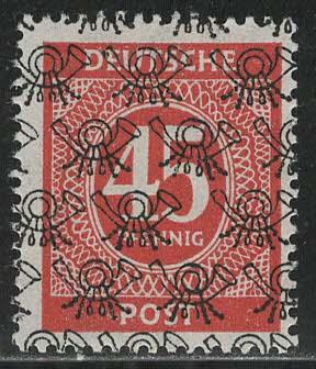 Germany AM Post Scott # 596, mint hr