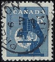 CANADA   #376 USED (4)