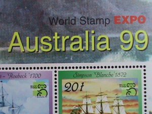 PAPUA NEW GUINEA-1999 SC#964 AUSTRALIA STAMP EXPO'99 MNH S/S CAT. $8