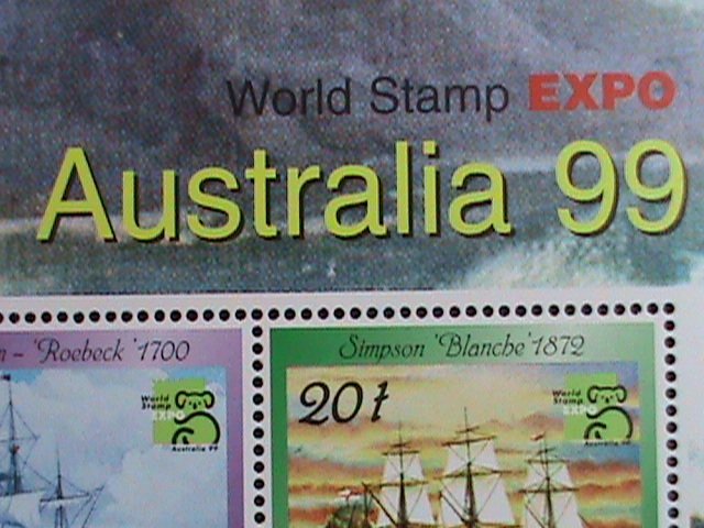 PAPUA NEW GUINEA-1999-AUSTRALIA'99-MNH S/S SCV.$6 VF