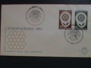 ​NETHELAND-1964 SC#428-9 FDC- EUROPA'64 MNH FDC VF. WE SHIP TO WORLD WIDE