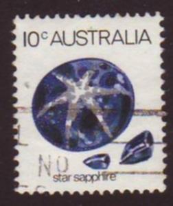 Australia 1974 Sc#562, SG#552a,10c Star Sapphire USED.