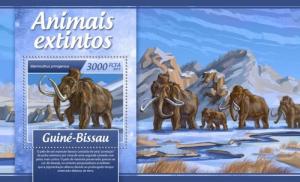 Guinea-Bissau - 2017 Extinct Animals - Stamp Souvenir Sheet - GB17103b