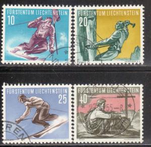 Liechtenstein Scott # 289 - 292, used