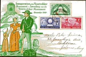 South Africa - 1949 Inauguration of Voortrekker Monument  Cover