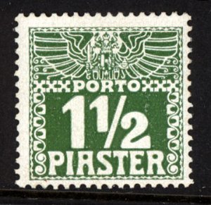 Austria Turkey 1908  Scott #J9a MLH