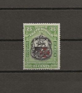 NORTH BORNEO 1916 SG 213a MINT Cat £450