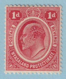 NYASALAND PROTECTORATE 3  MINT HINGED OG * NO FAULTS EXTRA FINE !