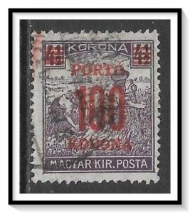 Hungary #J90 Postage Due Used