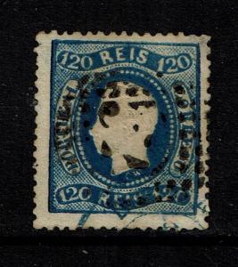 Portugal SC# 46, Used, top corner thin, Perf 12.5 - Lot 072317