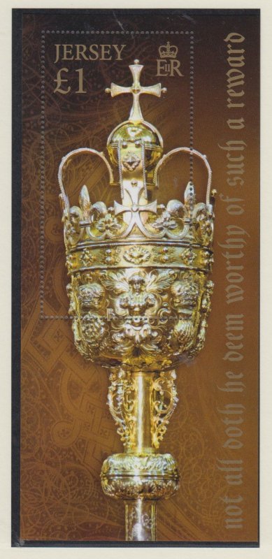 Jersey 2013, ' Royal Mace.  miniature Sheet unmounted mint NHM