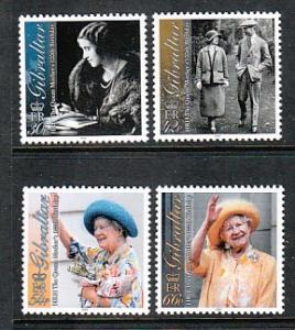 Gibraltar Queen Mother 846-9 MNH VF