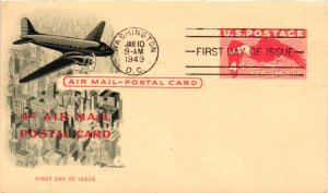 #UXC1 Eagle Airmail Postcard  – Artmaster Cachet  