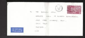 Hong Kong to Chico CA 1983 Airmail cover IHR