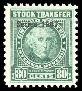 U.S. REV. DATED GREENS RD244  Mint (ID # 89834)