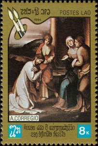 450th anniversary of Correggio's death (MNH)