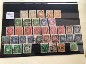 Norway 1894 to 1908 used stamps A12803