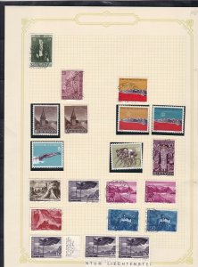 liechtenstein 1957  stamps page ref 17950