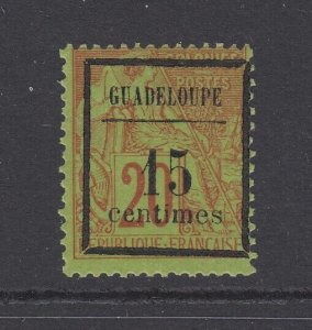 Guadeloupe, Scott 4 (Yvert 4), MLH, signed A. Brun