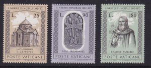 Vatican City   #545-547   MNH  1973  Armenian Patriarch