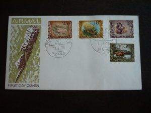Postal History - Papua New Guinea - Scott# 297-300 - First Day Cover