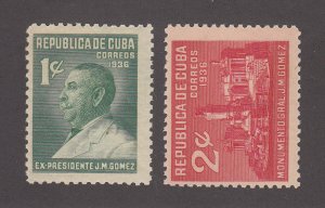 Cuba Scott #322-323 MH