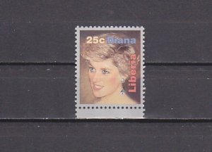 Liberia, 1998 issue. Diana, Princess of Wales, value from sheet. ^