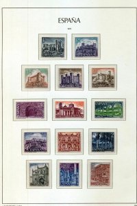 SPAIN 1968/70 Sport Art Castles MNH MH on 13 Pages(Apx110+Items)RK338