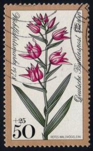 Germany #9NB150 Cephalanthera rubra (Orchid); Used