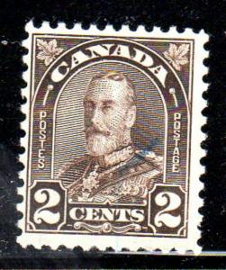 CANADA #164  1930  2c KING GEORGE V    MINT  VF NG  O.G  c