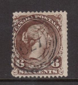 Canada #27 Used With Ideal 4 Ring 627 Cancel