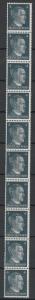 Germany Reich Scott # 508, mint nh, strip of 10
