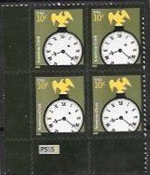 US #3757  MNH Plate Block. American Design Series - Clock