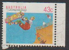 Australia SG 1181a  FU -    from booklet imperf  top righ...