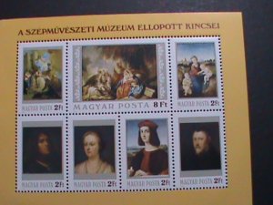 ​HUNGARY-1984 SC#2839 PAINTING FROM MUSEUM OF ARTS-BUDAPEST  MNH S/S VERY FINE