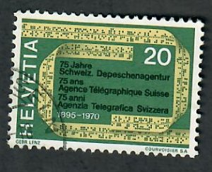 Switzerland #510 used single