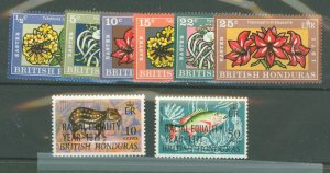 British Honduras #275-282 Mint (NH) Single (Complete Set) (Flowers)