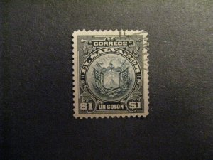 El Salvador #128 used large shallow thin spot a23.1 7897
