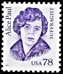 US 2943 MNH VF/XF 78 Cent Alice Paul Suffragist