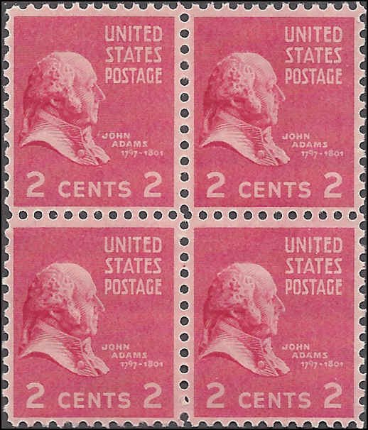 806 Mint,OG,NH... Block of 4... SCV $1.00