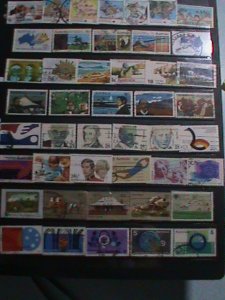 AISTRALIA STAMP:  245 DIFFERENT OLD AND MORDEN USED STAMPS LARGE COLLECTION